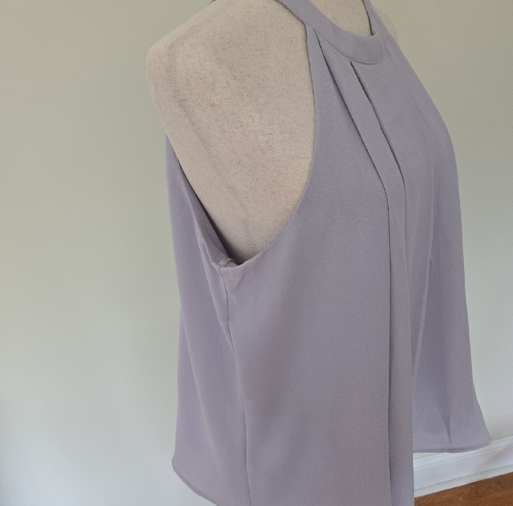 Doe & Rae Soft Lavender Blouse - Picture 4 of 8